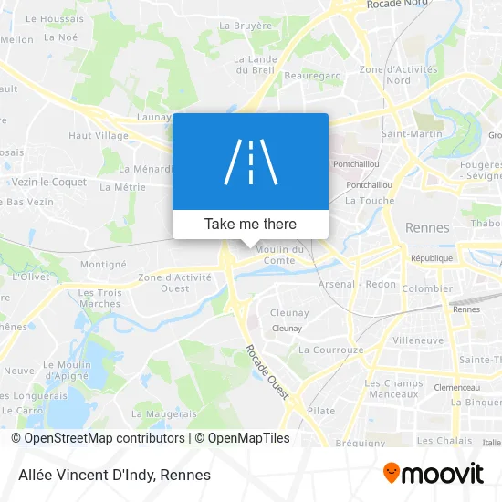 Allée Vincent D'Indy map