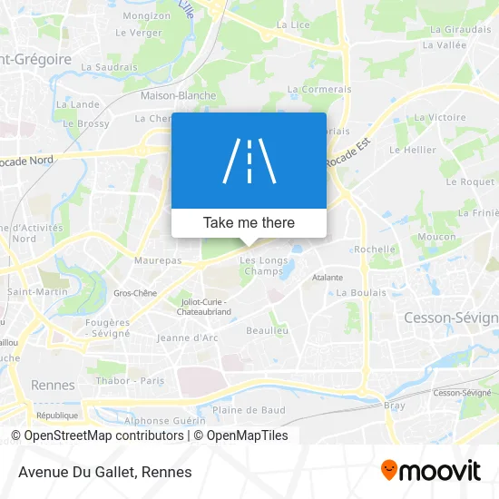 Avenue Du Gallet map