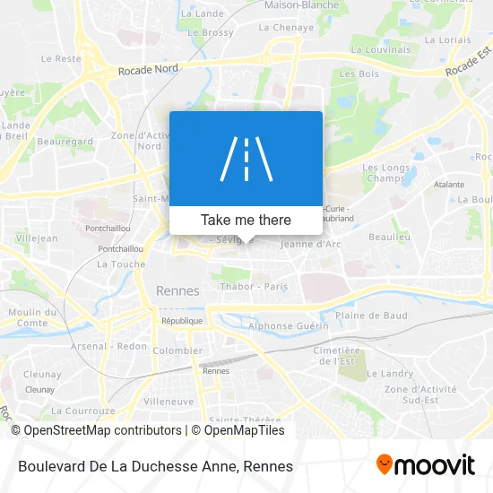 Boulevard De La Duchesse Anne map
