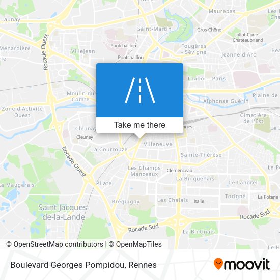 Boulevard Georges Pompidou map