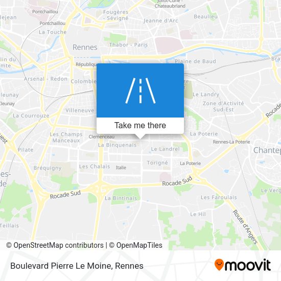 Boulevard Pierre Le Moine map