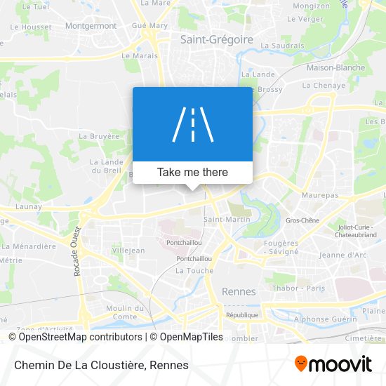 Chemin De La Cloustière map
