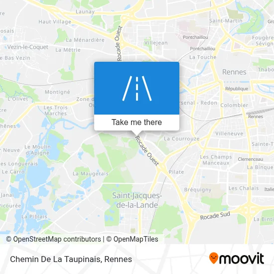 Chemin De La Taupinais map