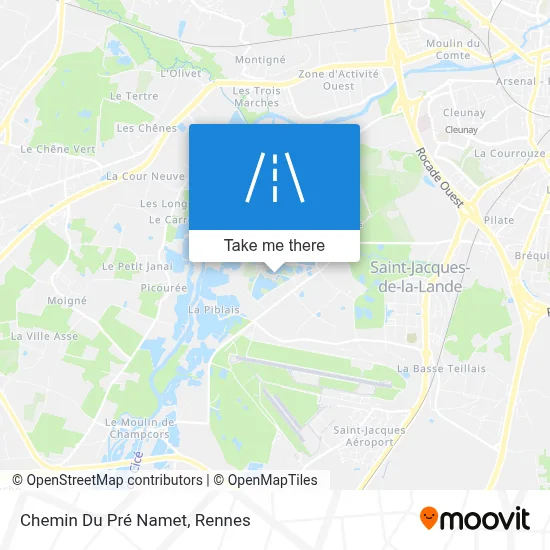 Chemin Du Pré Namet map