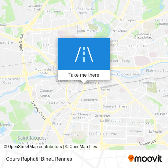 Cours Raphaël Binet map