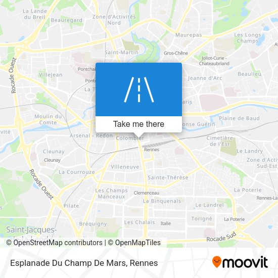 Esplanade Du Champ De Mars map