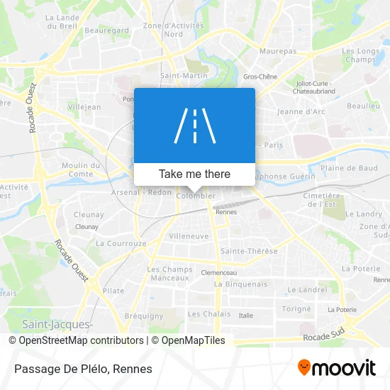 Passage De Plélo map