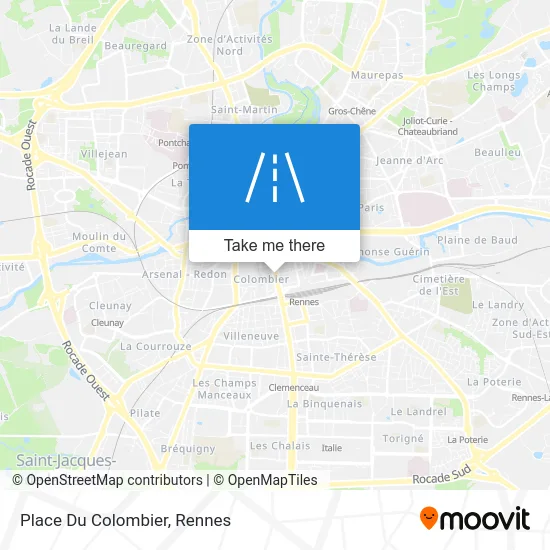 Place Du Colombier map