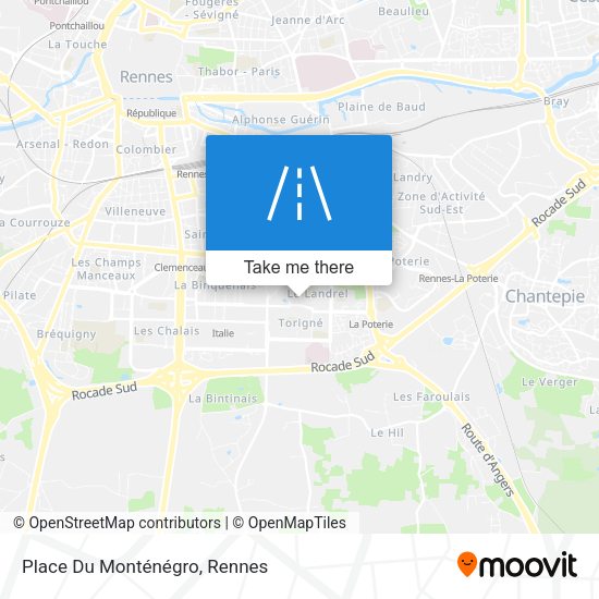 Place Du Monténégro map