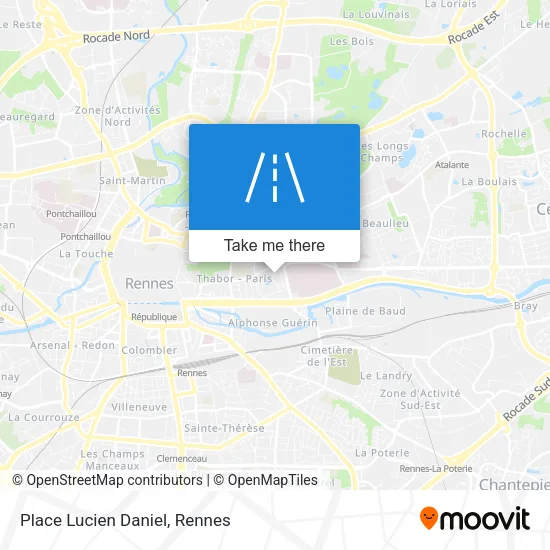 Place Lucien Daniel map