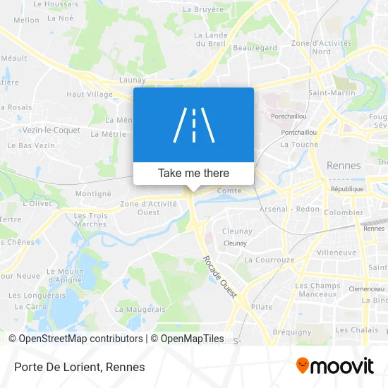 Porte De Lorient map