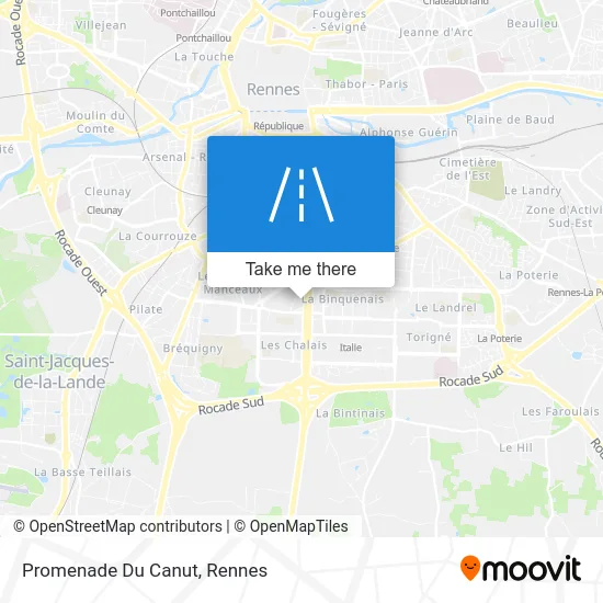 Promenade Du Canut map