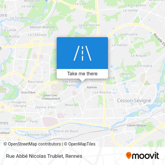 Rue Abbé Nicolas Trublet map