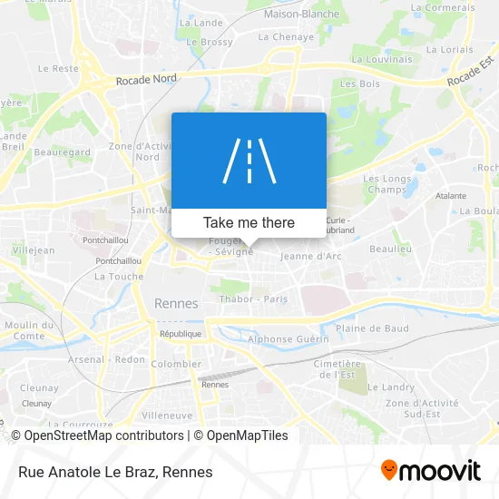 Rue Anatole Le Braz map