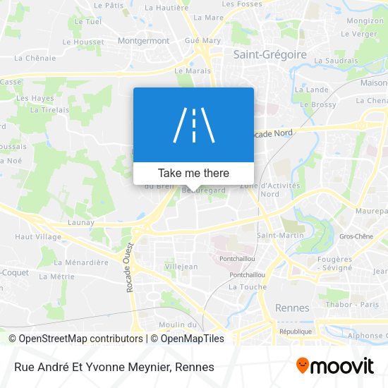 Rue André Et Yvonne Meynier map