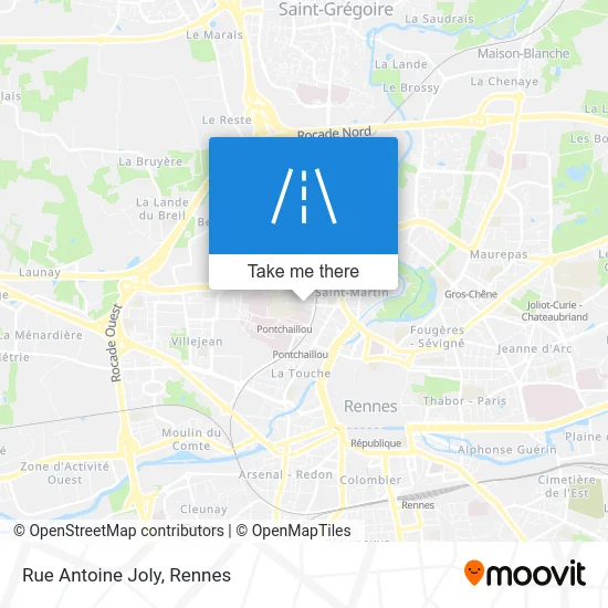 Rue Antoine Joly map