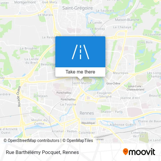 Rue Barthélémy Pocquet map