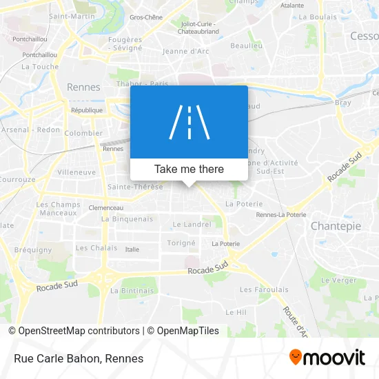 Rue Carle Bahon map