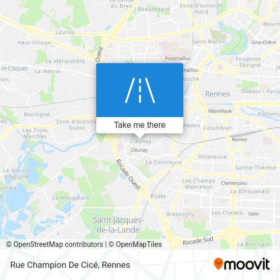Rue Champion De Cicé map