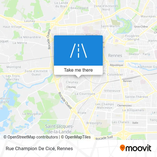 Rue Champion De Cicé map