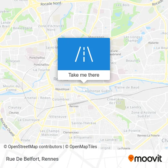 Rue De Belfort map