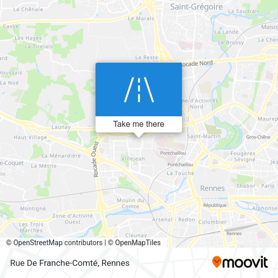 Rue De Franche-Comté map