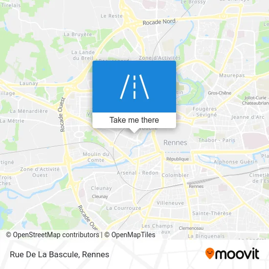 Rue De La Bascule map