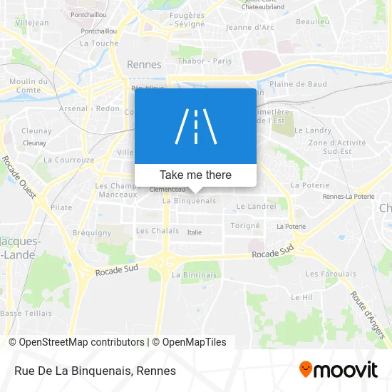 Rue De La Binquenais map