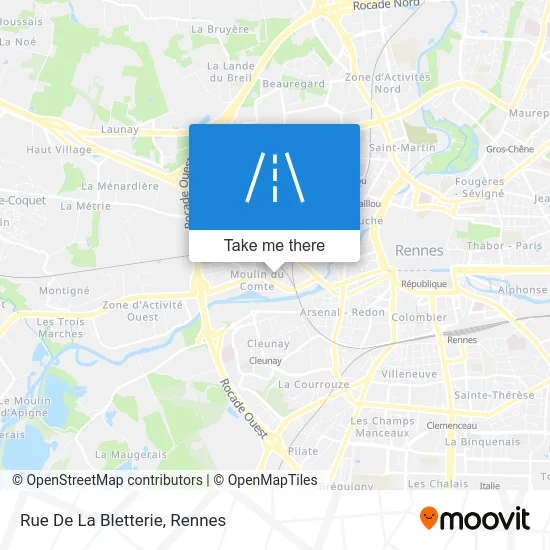 Rue De La Bletterie map