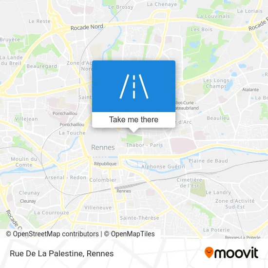 Rue De La Palestine map
