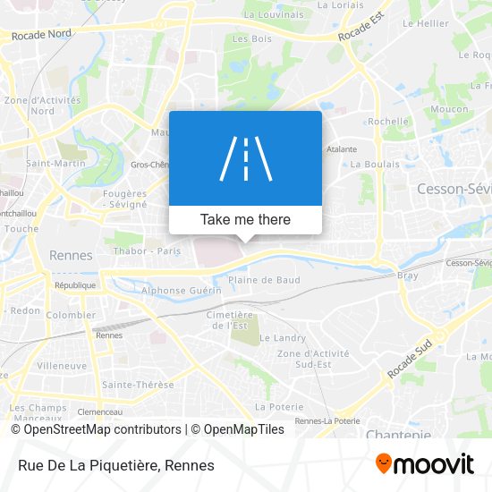 Rue De La Piquetière map