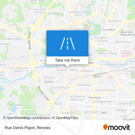 Rue Denis Papin map