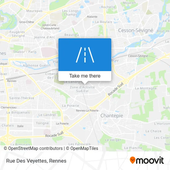 Rue Des Veyettes map
