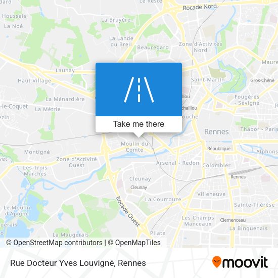 Rue Docteur Yves Louvigné map