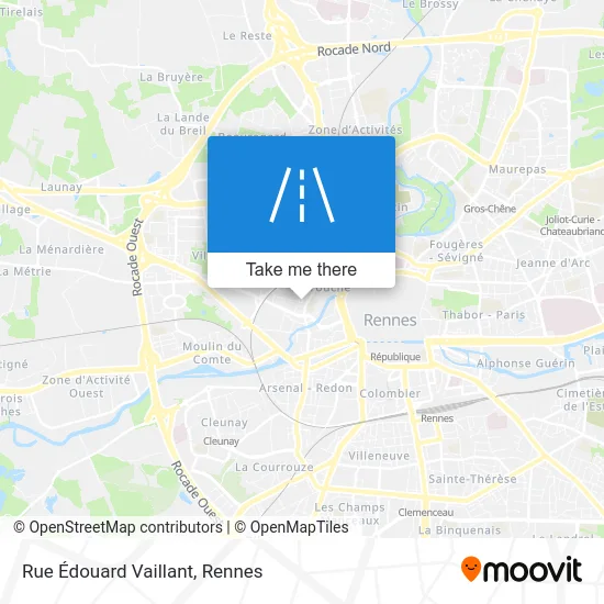 Rue Édouard Vaillant map