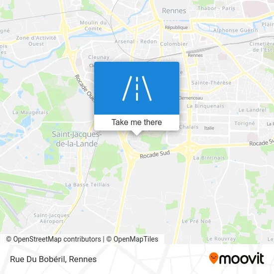 Rue Du Bobéril map