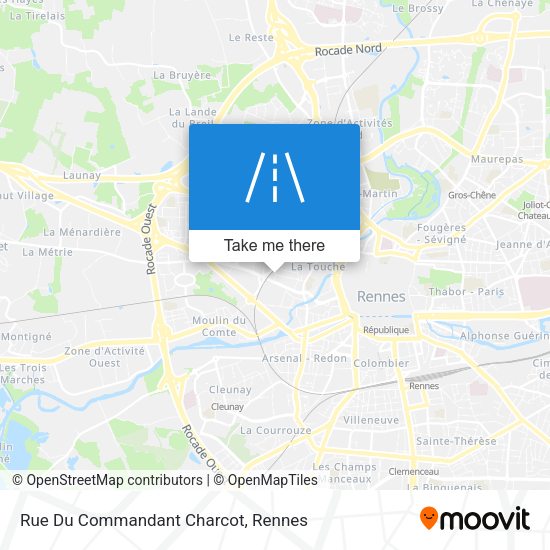 Rue Du Commandant Charcot map