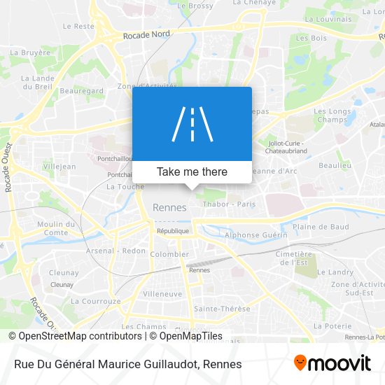 Rue Du Général Maurice Guillaudot map
