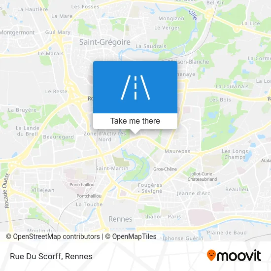 Rue Du Scorff map