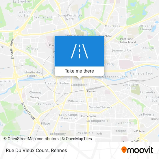 Rue Du Vieux Cours map