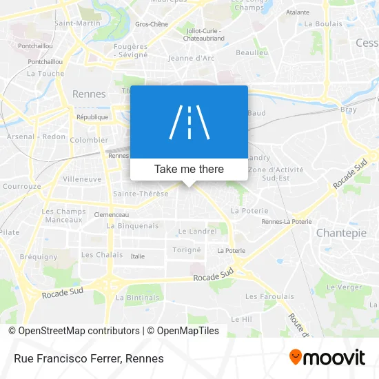 Rue Francisco Ferrer map