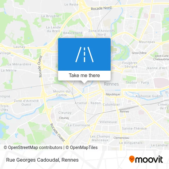 Rue Georges Cadoudal map