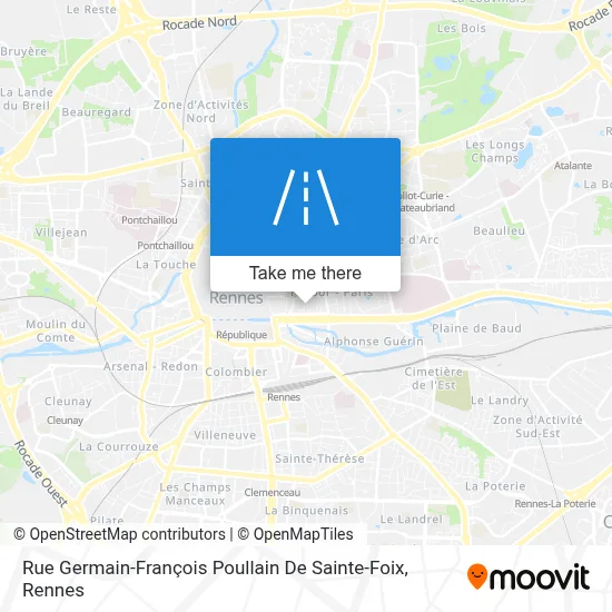 Rue Germain-François Poullain De Sainte-Foix map