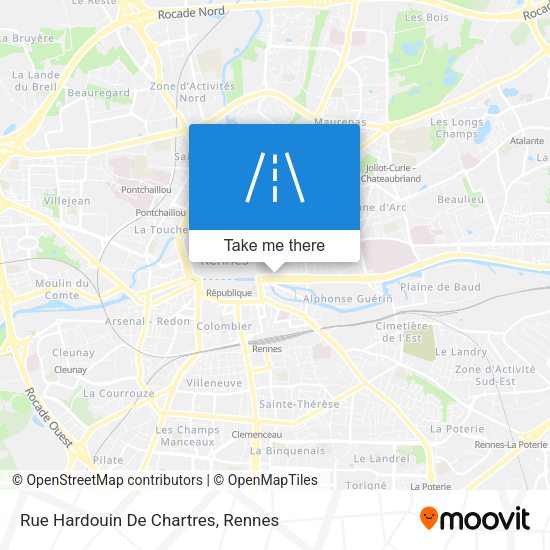Rue Hardouin De Chartres map