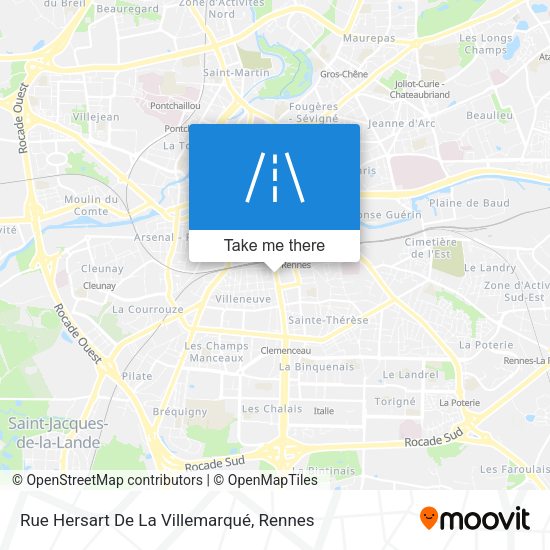 Rue Hersart De La Villemarqué map