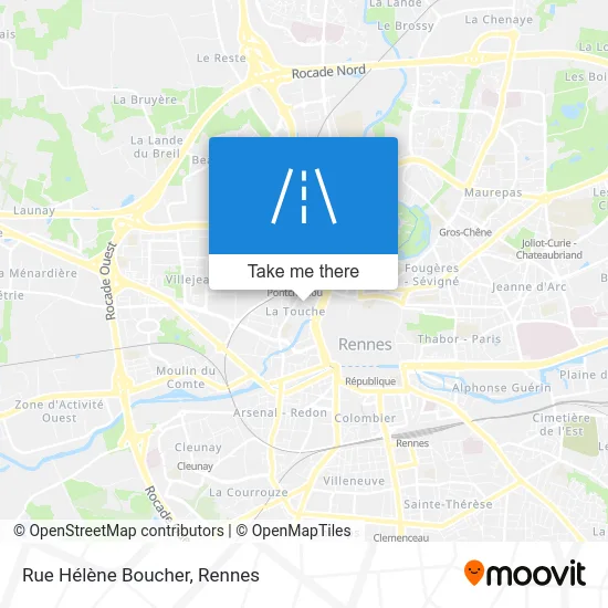Rue Hélène Boucher map