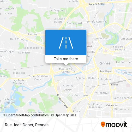 Rue Jean Danet map