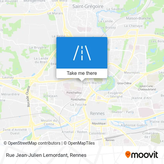 Rue Jean-Julien Lemordant map