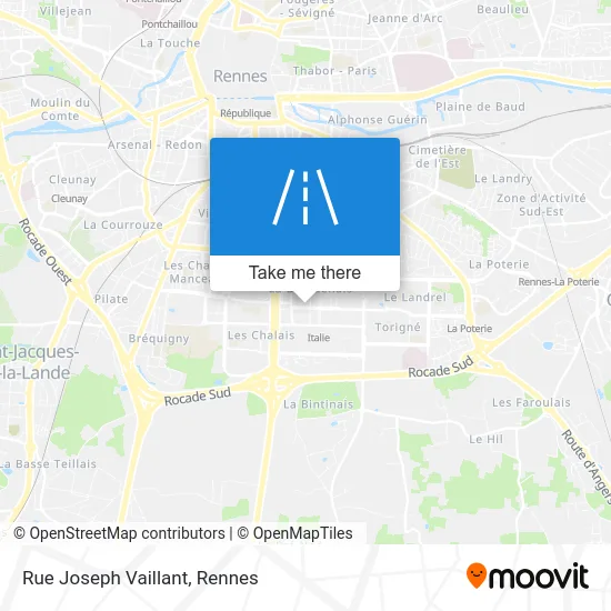 Rue Joseph Vaillant map