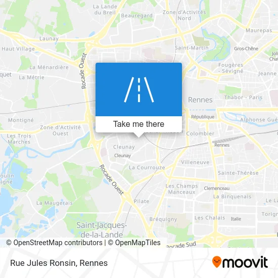 Rue Jules Ronsin map